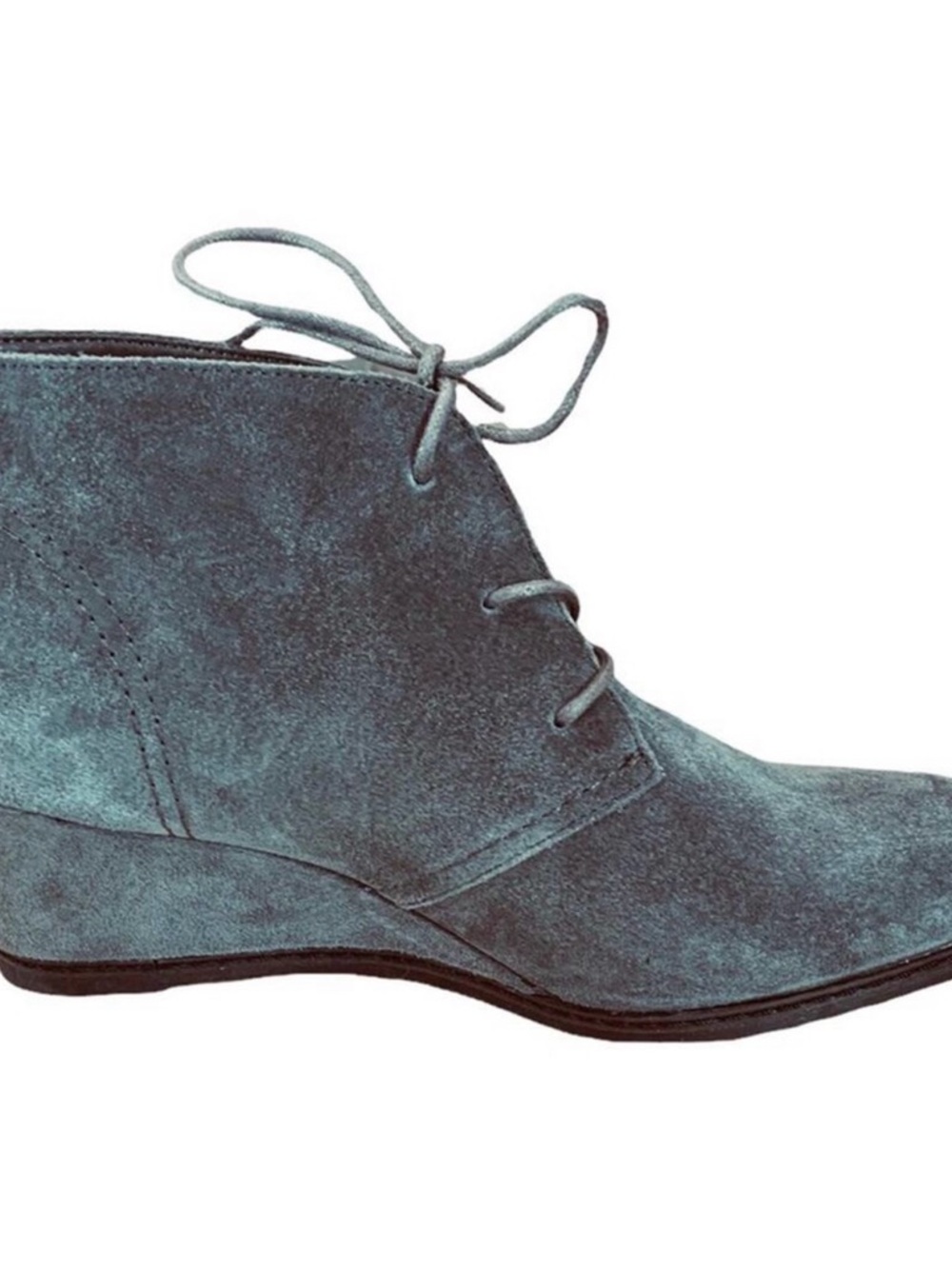 Michael by Michael Shannon ankle booties lace up shoes‎ gray suede size 7.5 - Picture 10 of 10